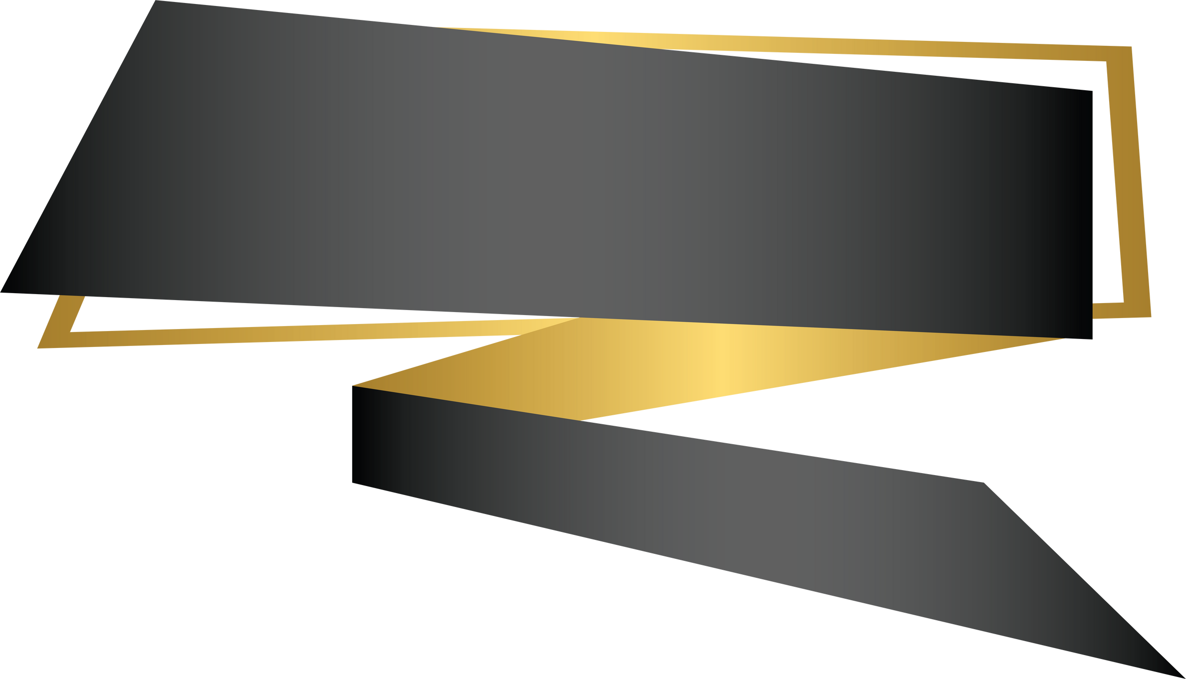 Gold and black sale banner